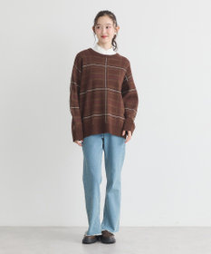 earth music&ecology チビフリルスタンドカラー付け襟