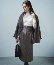 23区 L 【Oggi1月号/CLASSY.11月号掲載】スムージーコットン タートルネック ニット