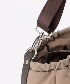 LA BAGAGERIE 【MONICA】サイドギャザー2WAYトートバッグ Mサイズ