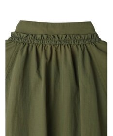 earth music&ecology スタンドフリルミリタリーブルゾン