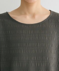 Green Parks 裾ドロスト表面長袖プルオーバー