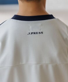 J.PRESS KIDS 【吸水速乾】【100-130cm】ポンチローマ トリコロール 切替Ｔシャツ