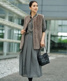 自由区 【SHIHOさん着用】シャギーファー ジレ