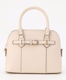 ANY SIS 【2WAY】ベルトアクセントブガッティ バッグ アイボリー