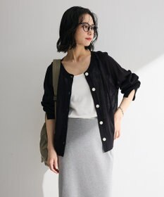 Green Parks 【しのばせカーデ】ポケッタブルＵＶカットニットカーディガン