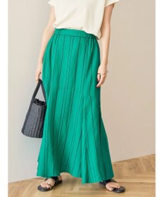 AMERICAN HOLIC リネンブレンドストライプマーメードスカート