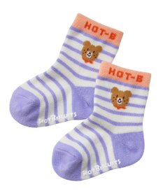 MIKI HOUSE HOT BISCUITS 【9-19cm】クルー丈 ソックスパック2足セット