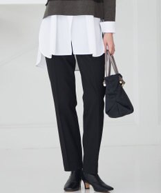 23区 L 【洗える】フランネル2WAY テーパード パンツ