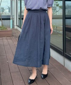 組曲 S 【WEB限定】シアーボイルタックフレア スカート