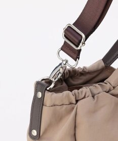 LA BAGAGERIE 【MONICA】サイドギャザー2WAYトートバッグ Mサイズ