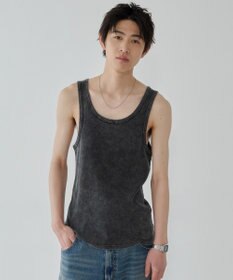 WEGO コットンリブタンクトップ