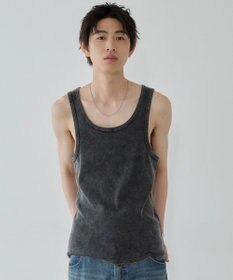 WEGO コットンリブタンクトップ