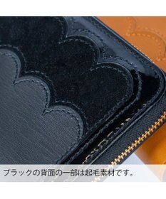 tsumori chisato CARRY スカラップコンビ ラウンドファスナー折り財布 2つ折り財布