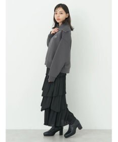 earth music&ecology ハーフＺＩＰ裏起毛プルオーバー