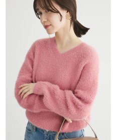 Green Parks フェザーＶネックニットプルオーバー