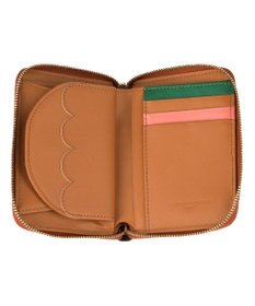 tsumori chisato CARRY スカラップコンビ ラウンドファスナー折り財布 2つ折り財布