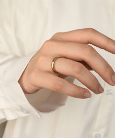 blancotokyo 【金属アレルギー対応】シンプルリング TEAOLIVE