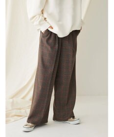 CRAFT STANDARD BOUTIQUE センタープレスチェックパンツ