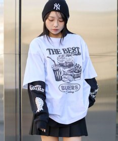 WEGO 【ユニセックス着用ITEM】グラフィックアンサンブルT（LS）