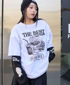 WEGO 【ユニセックス着用ITEM】グラフィックアンサンブルT（LS）