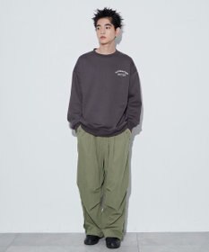 WEGO 【ユニセックス着用ITEM】ストレートラインロゴグラフィックプルオーバー