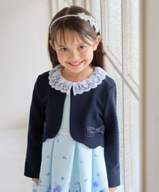 ANY KIDS リボン ボレロジャケット