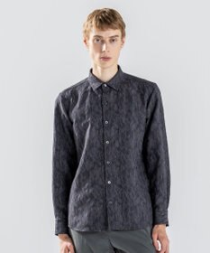 JOSEPH HOMME 【新素材】テクノスラブジャガード 　レギュラーカラーシャツ グレー系