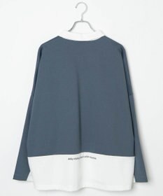 WEGO ドルマンポンチハーフジップロンT