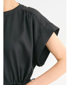 Green Parks ・ＥＬＥＮＣＡＲＥ　ＤＵＥリネンライクドロストワンピース