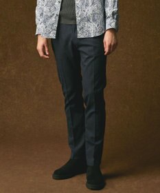 JOSEPH ABBOUD 【キングサイズ・ウエストも伸びる!オーガニックコットン使用】ムリネへリンボンストレッチ パンツ