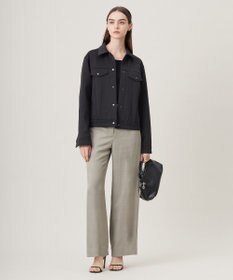 ICB L Vi/Ly/Liツイル ワイドストレートパンツ