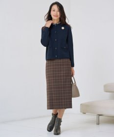 J.PRESS LADIES WORETED WOOL BLEND カーディガン
