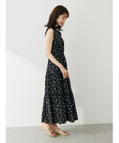 Green Parks ・ＥＬＥＮＣＡＲＥ　ＤＵＥ　フラワーｐｔティアードワンピ