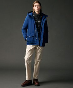 JOSEPH ABBOUD MOUNTAIN 【サスティナブル/ECO撥水/ECOファー/９ポケット】ナイロンピーチダウンコート