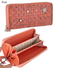 tsumori chisato CARRY キラメッシュ ラウンドファスナー長財布