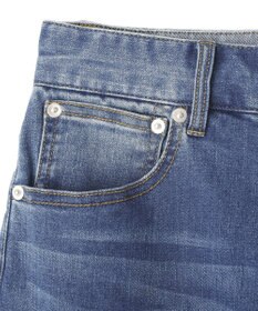 YECCA VECCA カットオフストレッチデニムパンツ