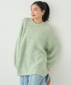 earth music&ecology ふわふわＭＩＸヤーンチュニック