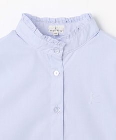 組曲 KIDS 【150-170㎝】 レースリボンタイブラウス