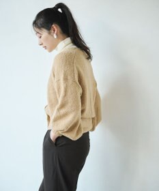 #Newans 【洗える】ボリュームスリーブニットカーディガン