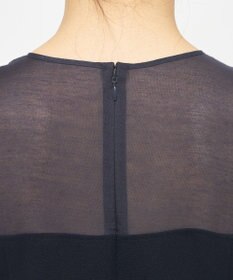 uncrave ウォッシャブルダブルクロス ビスチェブラウス(フレンチスリーブ)