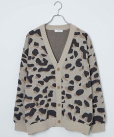 WEGO オーバーフィットパターンカーディガン