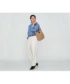 genten コレット ワンショルダーバッグ 紅茶染め