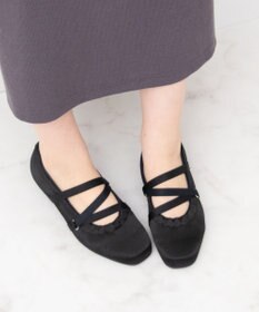 Bridget Birkin ＜3E＞【Bridget Birkin Walk】サテンギャザーウォーキングパンプス