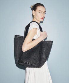 TOPKAPI 【TREASURE TOPKAPI】スパンコール ハンドル メッシュ トート バッグ