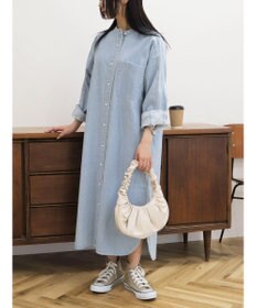 CRAFT STANDARD BOUTIQUE デニムパールボタンワンピース