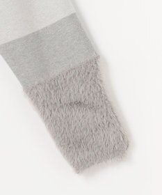 ANY SIS フェザーブロッキング ニット