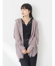 earth music&ecology シアーボーイズライクシャツ