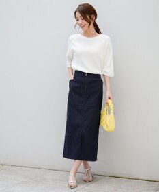 ANY SIS 【アイスタッチ】ボートネックニット プルオーバー