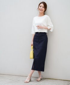 ANY SIS 【アイスタッチ】ボートネックニット プルオーバー
