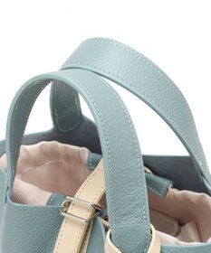 style code 【PADMA/パドマ】 キーチャーム付 本革ミニトートバッグ